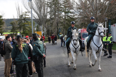 Multitudinaria celebración eucarística en la explanada del castillo de Javier este domingo, 8 de marzo