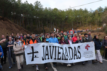 Multitudinaria celebración eucarística en la explanada del castillo de Javier este domingo, 8 de marzo