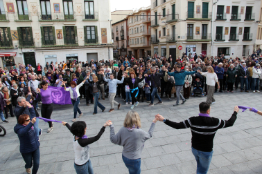 Concentración en el Día de la Mujer en Tudela