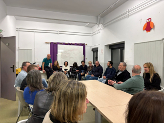 Los asistentes a la reunión