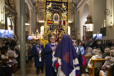 Fotos del traslado de La Dolorosa en Pamplona