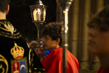 Fotos del traslado de La Dolorosa en Pamplona