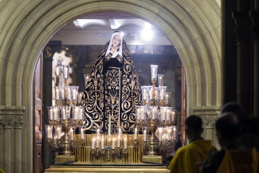 Fotos del traslado de La Dolorosa en Pamplona