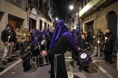 Fotos del traslado de La Dolorosa en Pamplona