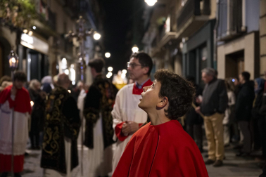 Fotos del traslado de La Dolorosa en Pamplona