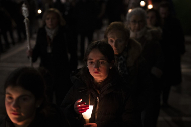 Fotos del traslado de La Dolorosa en Pamplona