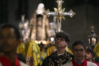 Fotos del traslado de La Dolorosa en Pamplona