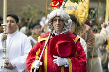 Celebración del Domingo de Ramos en Pamplona.