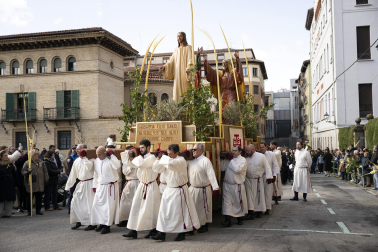 Celebración del Domingo de Ramos en Pamplona.
