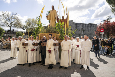 Celebración del Domingo de Ramos en Pamplona.
