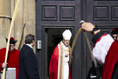 Celebración del Domingo de Ramos en Pamplona.