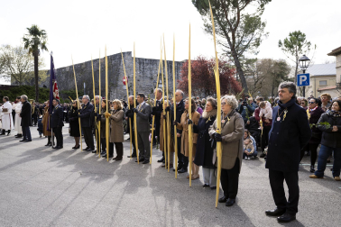 Celebración del Domingo de Ramos en Pamplona.