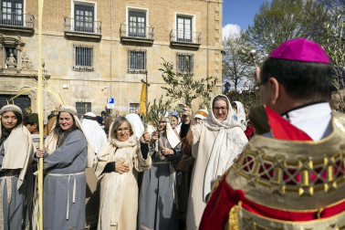 Celebración del Domingo de Ramos en Pamplona.