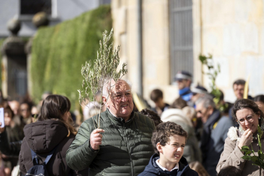 Celebración del Domingo de Ramos en Pamplona.