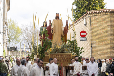 Celebración del Domingo de Ramos en Pamplona.