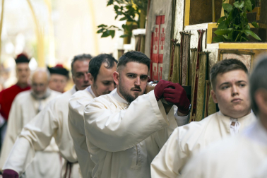 Celebración del Domingo de Ramos en Pamplona.