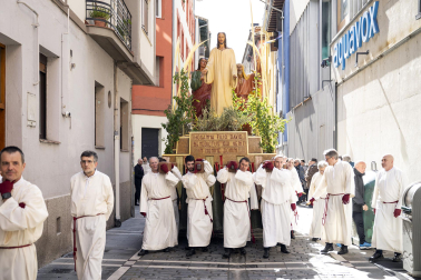 Celebración del Domingo de Ramos en Pamplona.