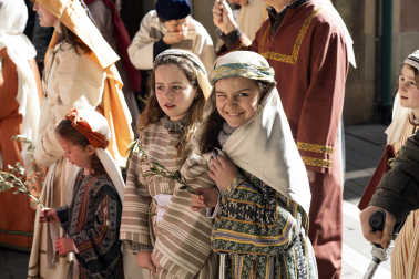 Celebración del Domingo de Ramos en Pamplona.