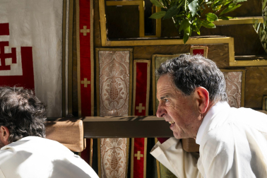 Celebración del Domingo de Ramos en Pamplona.