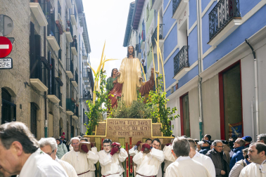 Celebración del Domingo de Ramos en Pamplona.