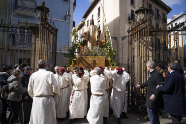 Celebración del Domingo de Ramos en Pamplona.