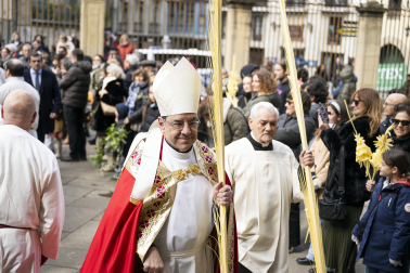 Celebración del Domingo de Ramos en Pamplona.