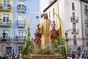Celebración del Domingo de Ramos en Pamplona.