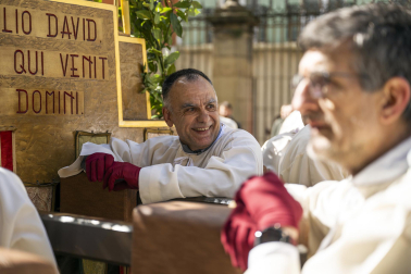 Celebración del Domingo de Ramos en Pamplona.