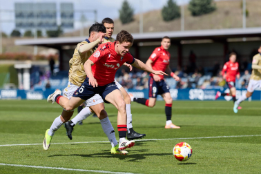 Foto de la victoria de Osasuna Promesas ante el Guadalajara