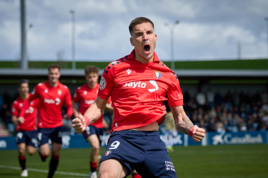 Foto de la victoria de Osasuna Promesas ante el Guadalajara