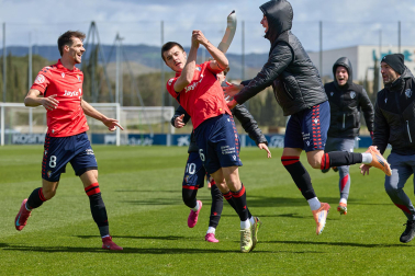 Foto de la victoria de Osasuna Promesas ante el Guadalajara