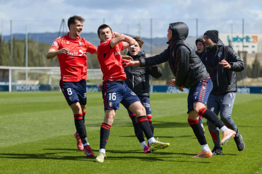 Foto de la victoria de Osasuna Promesas ante el Guadalajara