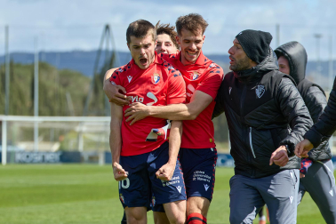 Foto de la victoria de Osasuna Promesas ante el Guadalajara