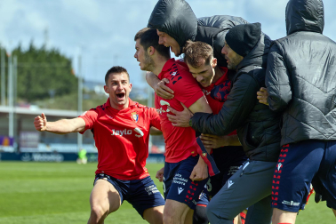Foto de la victoria de Osasuna Promesas ante el Guadalajara