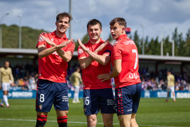 Foto de la victoria de Osasuna Promesas ante el Guadalajara