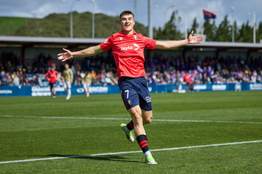 Foto de la victoria de Osasuna Promesas ante el Guadalajara