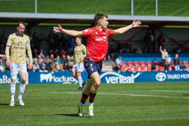 Foto de la victoria de Osasuna Promesas ante el Guadalajara