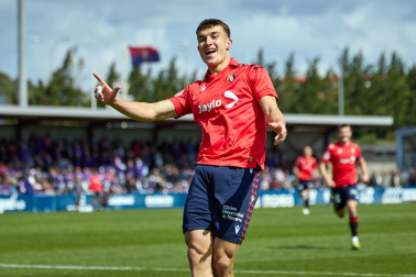 Foto de la victoria de Osasuna Promesas ante el Guadalajara
