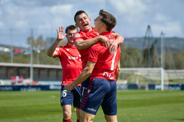 Foto de la victoria de Osasuna Promesas ante el Guadalajara