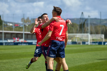 Foto de la victoria de Osasuna Promesas ante el Guadalajara
