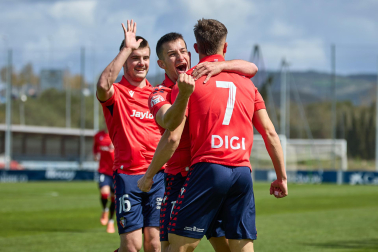Foto de la victoria de Osasuna Promesas ante el Guadalajara
