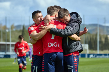 Foto de la victoria de Osasuna Promesas ante el Guadalajara