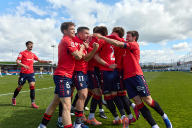 Foto de la victoria de Osasuna Promesas ante el Guadalajara