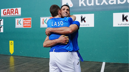 Vídeo de la celebración de los seguidores de Laso y Albisu tras proclamarse campeones del Parejas