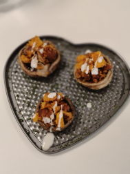 Algunos de los pintxos elaborados por las personas participantes en el concurso