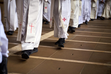 Celebración de la misa crismal en la Catedral de Pamplona
