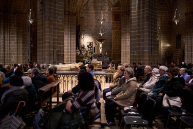 Celebración de la misa crismal en la Catedral de Pamplona