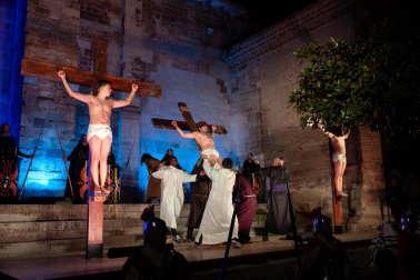 Fotos de la escenificación de La Pasión en Tudela