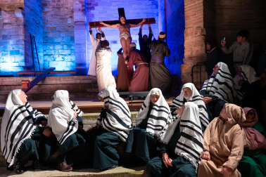 Fotos de la escenificación de La Pasión en Tudela