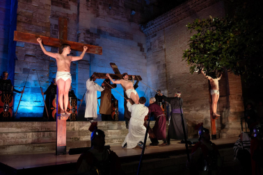 Fotos de la escenificación de La Pasión en Tudela